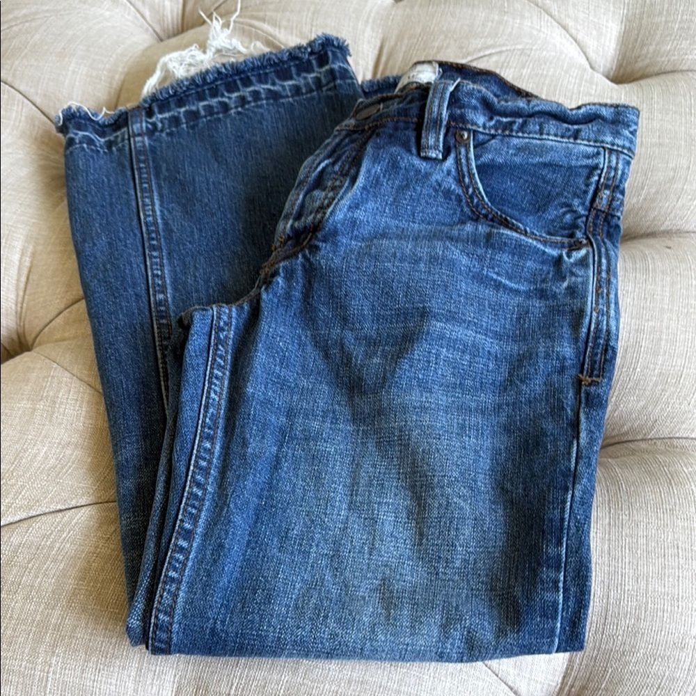 Free People Blue Denim Jeans - Picture 5 of 8